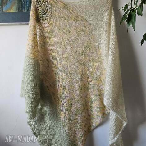 chusta mgła na prezent, drutach, szyję, szal dodatki