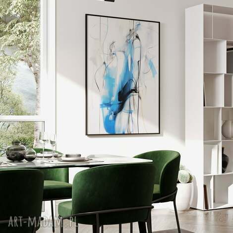 Plakat Ulotność Abstrakcja 40x50 cm do salonu - Hogstudio