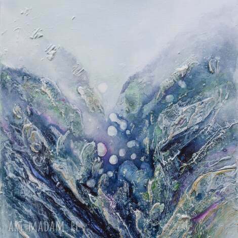 A Happy Little Moment - obraz akrylowy ze strukturą 40x60 cm do salonu i sypialni