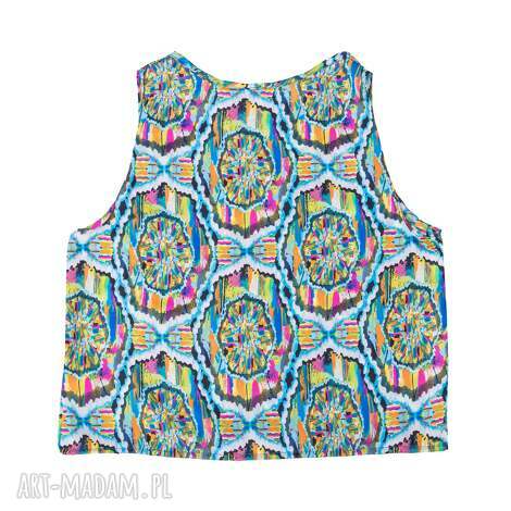 Koszulka ETNO boho tanktop damski z wiskozy - Kraków