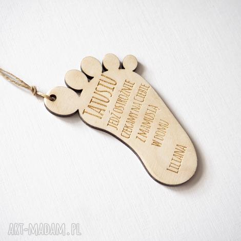 Zawieszka do samochodu brelok STOPA ze sklejki 4 mm - personalizowany grawer