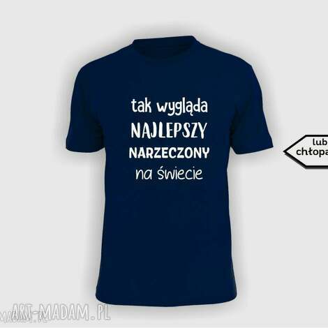 Koszulka dla narzeczonego - Pan Młody, super facet - prezent z nadrukiem