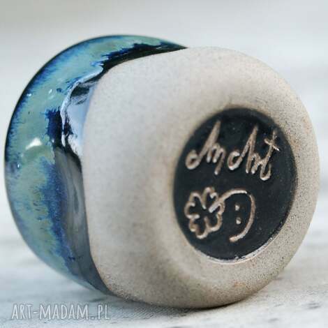 Czarka ceramiczna handmade 200 ml - nieregularna forma