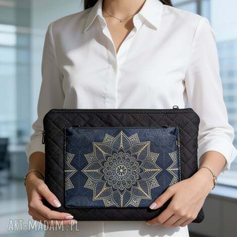 Torba-etui na laptopa z organizerem BEBOKI - wodoodporna 37x27 cm