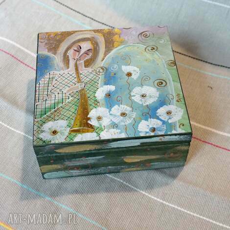 pudełka anielska muzyka szkatułka, dom, anioł, prezent, sztuka