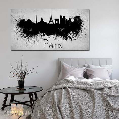 obraz xxl miasto paris 3 - 120x70cm na płótnie paryż