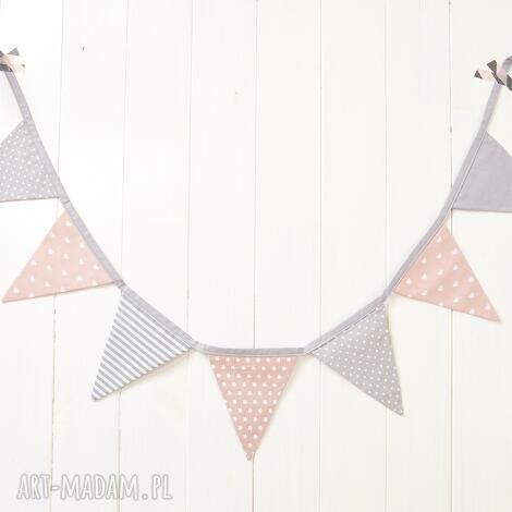 girlanda - chorągiewki, proporczyki, trójkąty, dekoracja, proporczyk