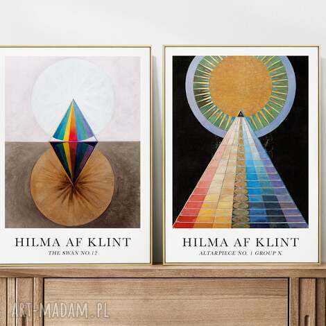 Zestaw 2 plakatów Hilma af Klint 50x70 cm - bez ram