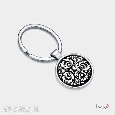 brelok do kluczy love folk modne ludowe, wzory, polskie, łowickie