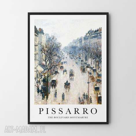 pissarro the boulevard montmartre - plakat 40x50 cm salonu