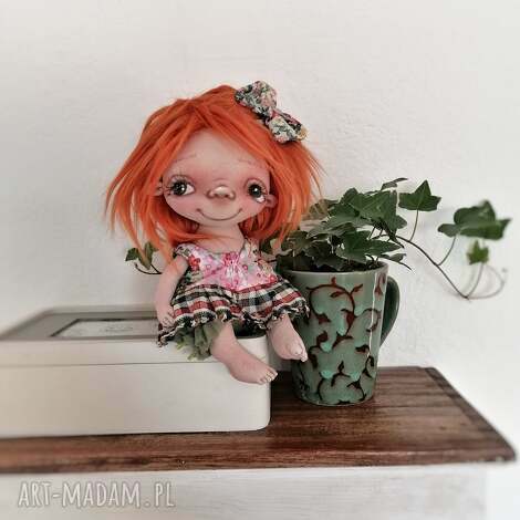 dekoracje chochlik wiolatola e - piet artystyczna lalka kolekcjonerska