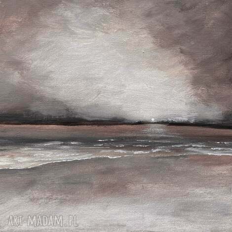 Nadzieja - ręcznie malowany obraz morze 30x40 cm akryl