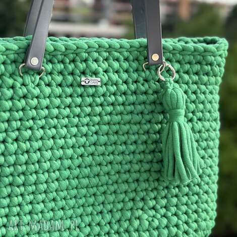 torebka cord koszyk na ramie modne torebki, zielony koszyk