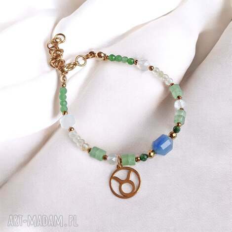Bransoletka BYK - Zodiac Collection PREMIUM, antyalergiczna stal pozłacana