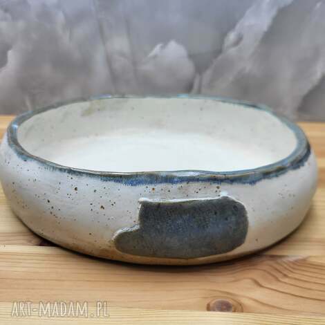 ceramiczna miska - ceramika boho, na prezent ślubny, do serwowania, artystyczna