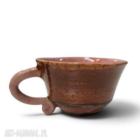 Ręcznie robiona filiżanka ceramiczna 200 ml dla kawoszki