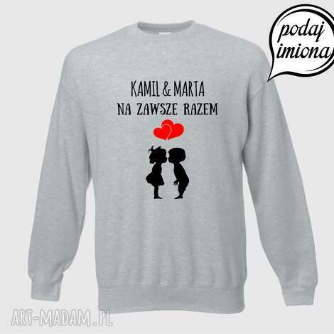 Bluza z nadrukiem dla mężczyzny - prezent dla chłopaka i męża, trwały nadruk S-XXL
