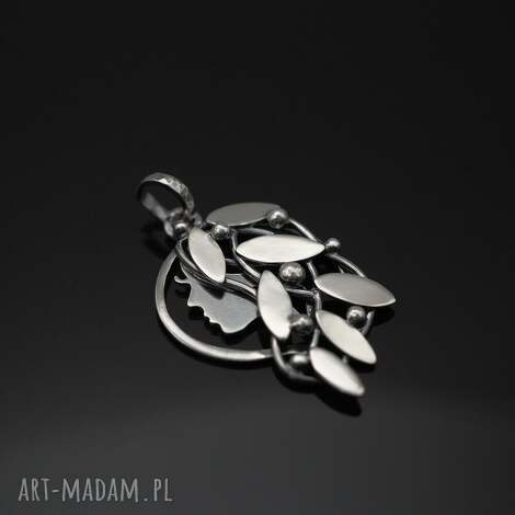 Zawieszka Leśna Driada I ze srebra 0,925 - wisiorek handmade dla kobiet