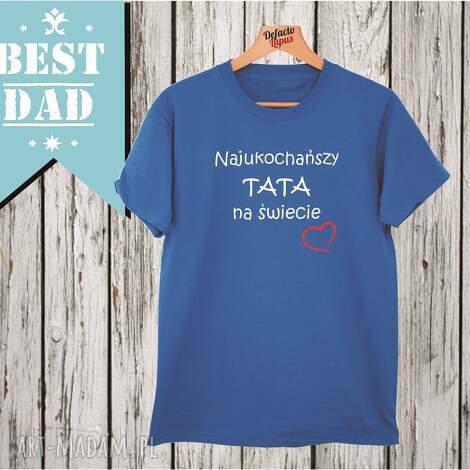 Koszulka z nadrukiem dla taty i męża - super tatuś - prezent