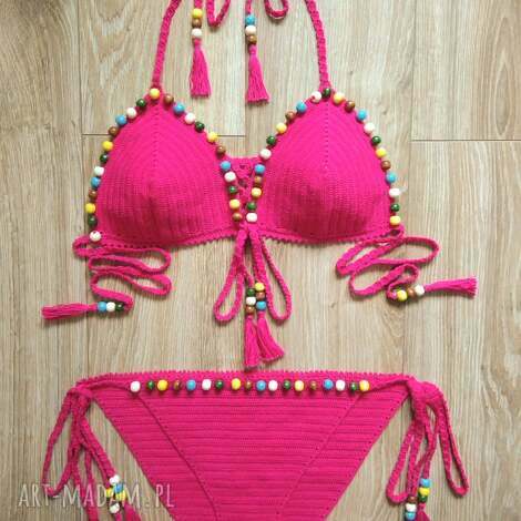 dobrzykowska strój kąpielowy rodos crochet bikini swimwear bikini, styl boho