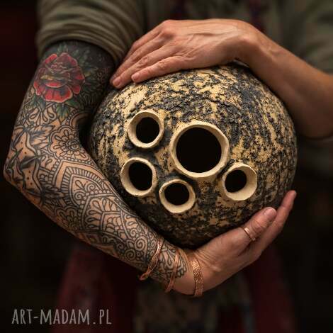 Wazon ceramiczny handmade „Skorupa Ziemi” - unikat
