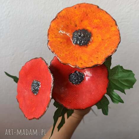Maki ceramiczne mix 3 szt - dekoracja handmade