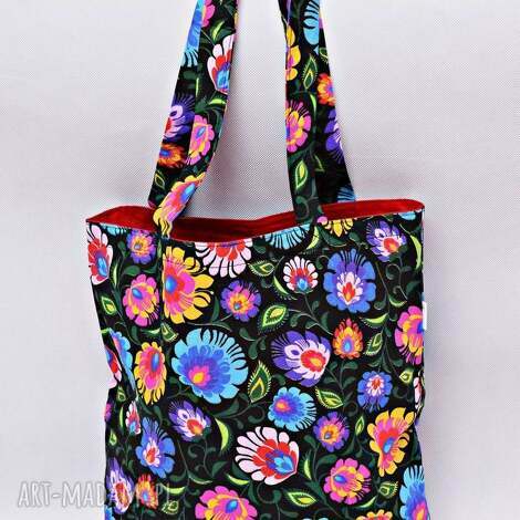 torba na zakupy shopperka ekologiczna zakupowa ramię eko siatka