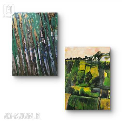 Kompozycja prac na płótnie Bieszczady - obraz akrylowy 50x40 cm