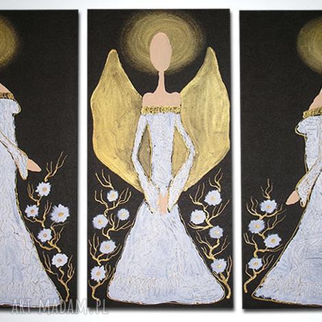 aleobrazy anioły szczęścia i dobrobytu - A2 90x70cm, obraz