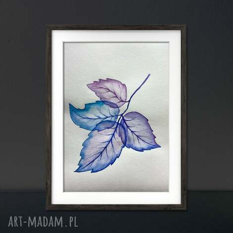 yunona kucherevska akwarela A4 magiczne liście przezroczysty