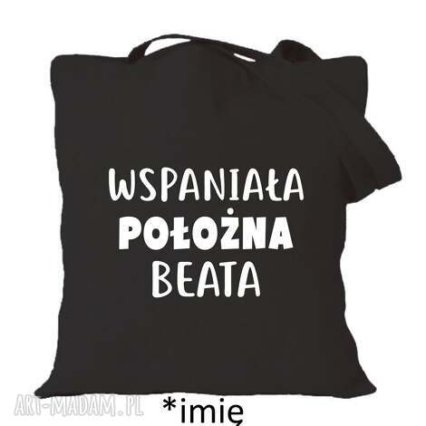 manufaktura koszulek torba z nadrukiem dla pielęgniarki, prezent najlepsza