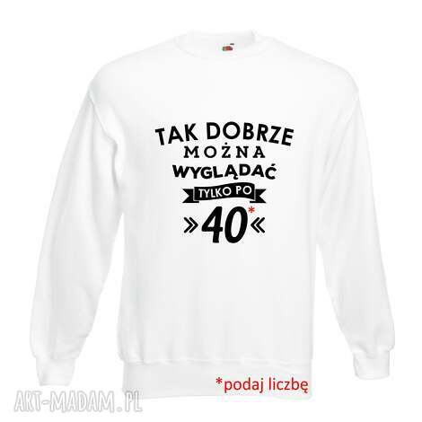 Bluza z nadrukiem dla solenizanta - urodzinowa data i rok