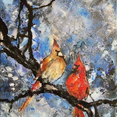 Obraz akrylowy Nasze Randez-Vous 30x24 cm - ręcznie malowany
