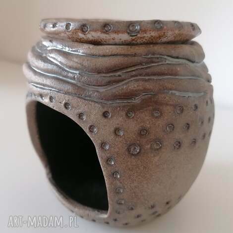 kominek do olejków zapachowych ceramika rękodzieło z gliny, dekoracja