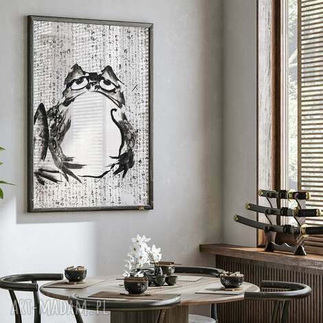 Plakat Japonia 50x70 cm - reprodukcja w stylu japandi, bez ram