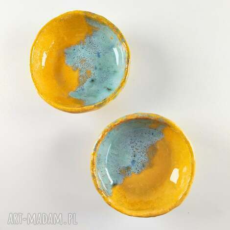 zestaw 2 miseczek ceramicznych, miska ceramiczna przekąski, pomysł