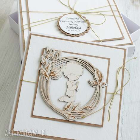 kartka pierwsza komunia swięta prezent