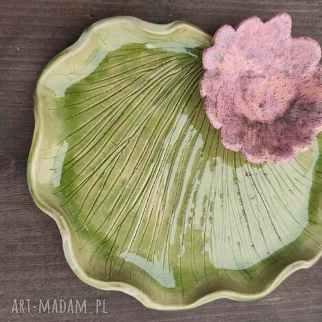 Ceramiczny pojemnik na biżuterię lub świeczkę - staw