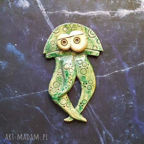 bajkowa ośmiornica ceramiczny dekor na ścianę, ośmiornica, bajkowy