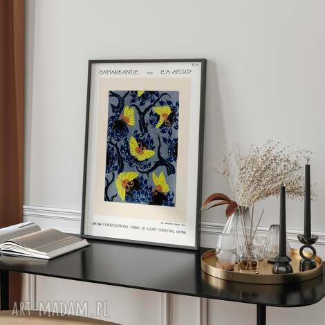 Plakat wystawowy retro wzory art-deco 61x91 cm - bez ram