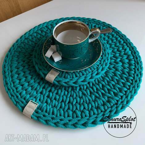 podkładka sznurkowa stół sznurek, pod talerz dom