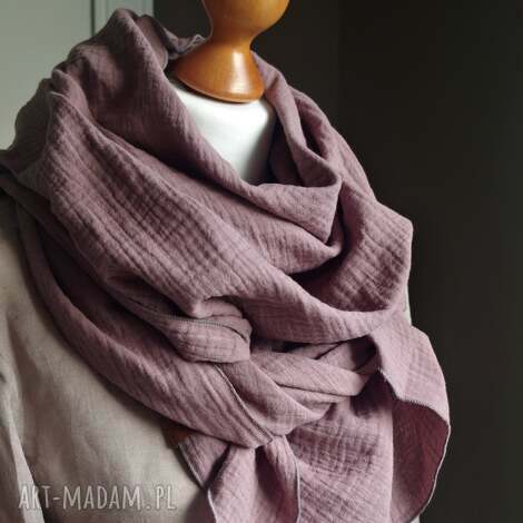 chusta bawełniana damska, muślinowa, modna szal na wiosnę