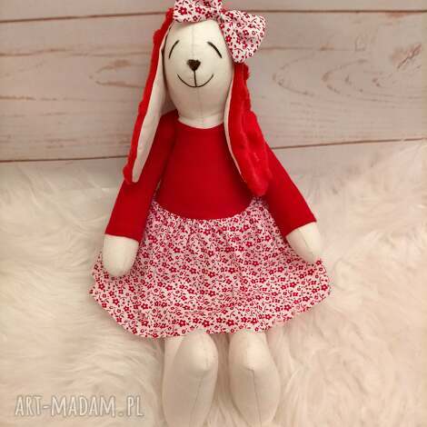 Króliczek Tilda przytulanka handmade antyalergiczny 38 cm
