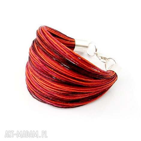 Bransoletka lniana Nor Art Otulona Lnem Autunno - regulacja 15-18 cm