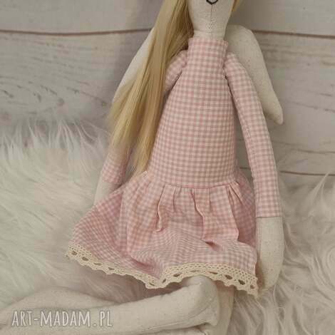Lalka Anioł Tilda 45 cm antyalergiczna - ręcznie szyta maskotka na prezent