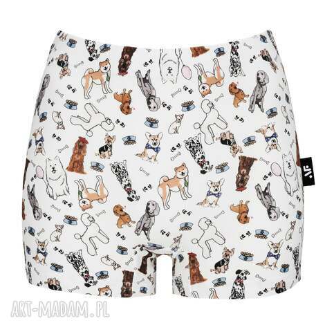 AFORIOS Bokserki Dogs - bawełna organiczna GOTS, handmade slow fashion (podwyższony stan)