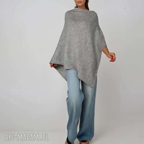 poncho ponczo damskie,elegancki otulacz, klasyczne ponczo, elegancki