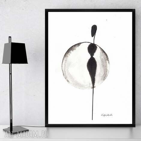 Oryginalna ilustracja do ramki A4 21x30 - rysunek tuszem