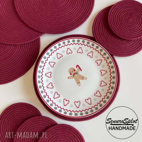 podkładki 9 szt na święta, pod talerze do jadalni, komplet podkładek