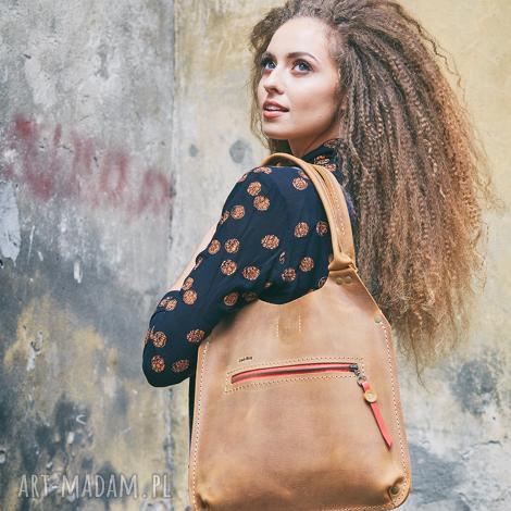 Mała skórzana torebka Whiskey vintage Ladybuq - art-Madam.pl